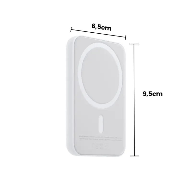 Banco de energía magnético de 10000 mAh: carga inalámbrica rápida y compacta