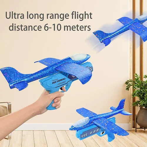 Avión planeador con lanzador